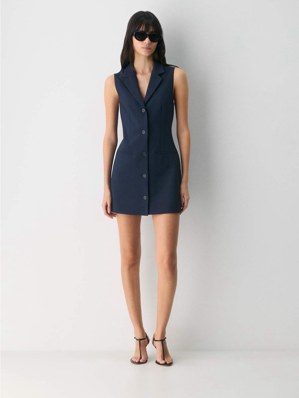 Babaton Mastermind dress 6 (re)ssential dk blue striped!